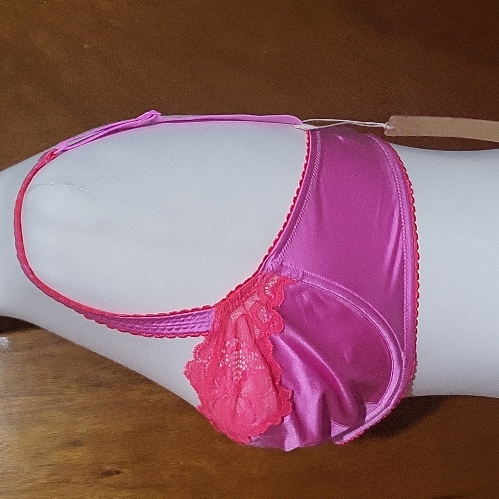 NWT Skims Unlined Balconette Neon Orchid Bra Size 36DD - Picture 2 of 9